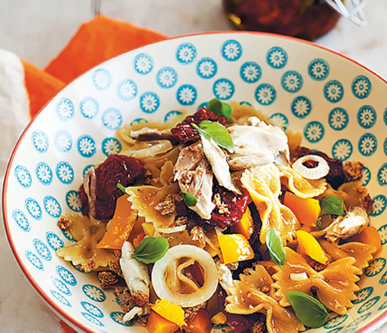 Ginger-flavoured Mackerel and Pepper Pasta