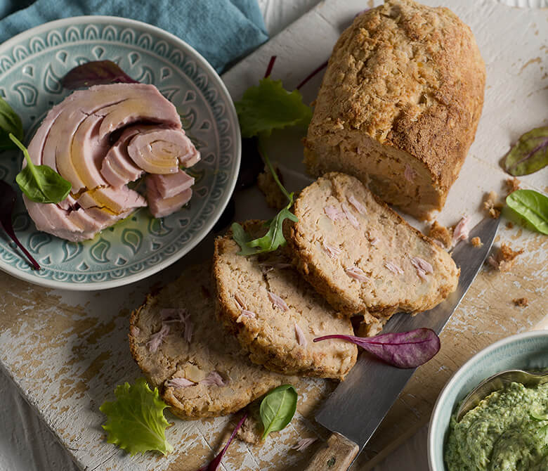 Tuna Loaf with a Light Green Sauce