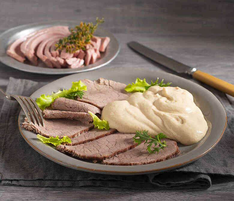 Vitello Tonnato (veau avec sauce au thon et aux câpres)