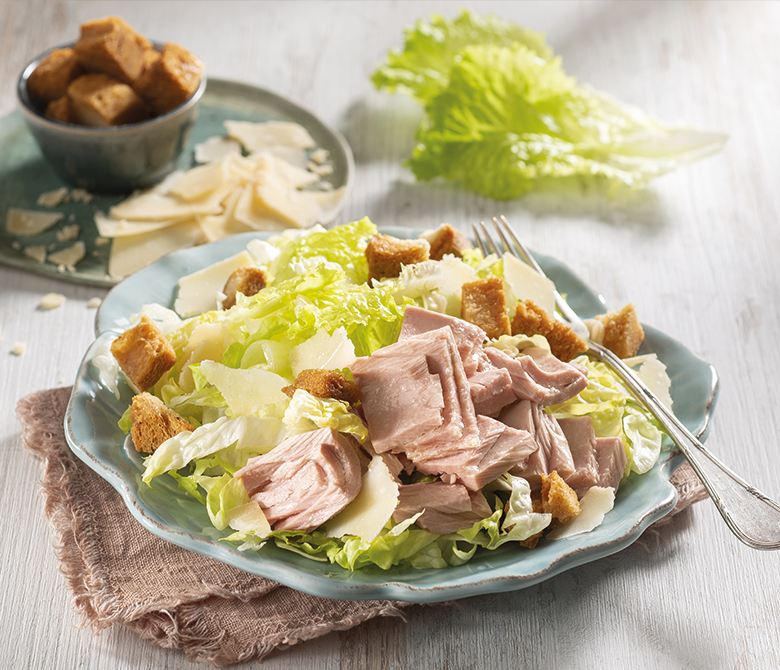 Tuna Caesar Salad