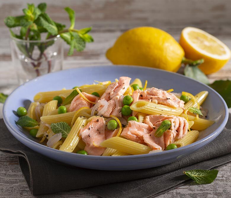 Penne au saumon